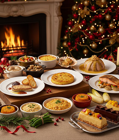 Menu traiteur fêtes de fin d'année à Bailleul